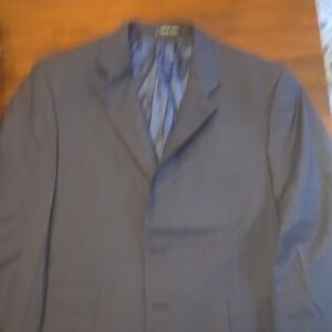 Polo by Ralph Lauren Blue and Gray Sport Coat Modern Cut
